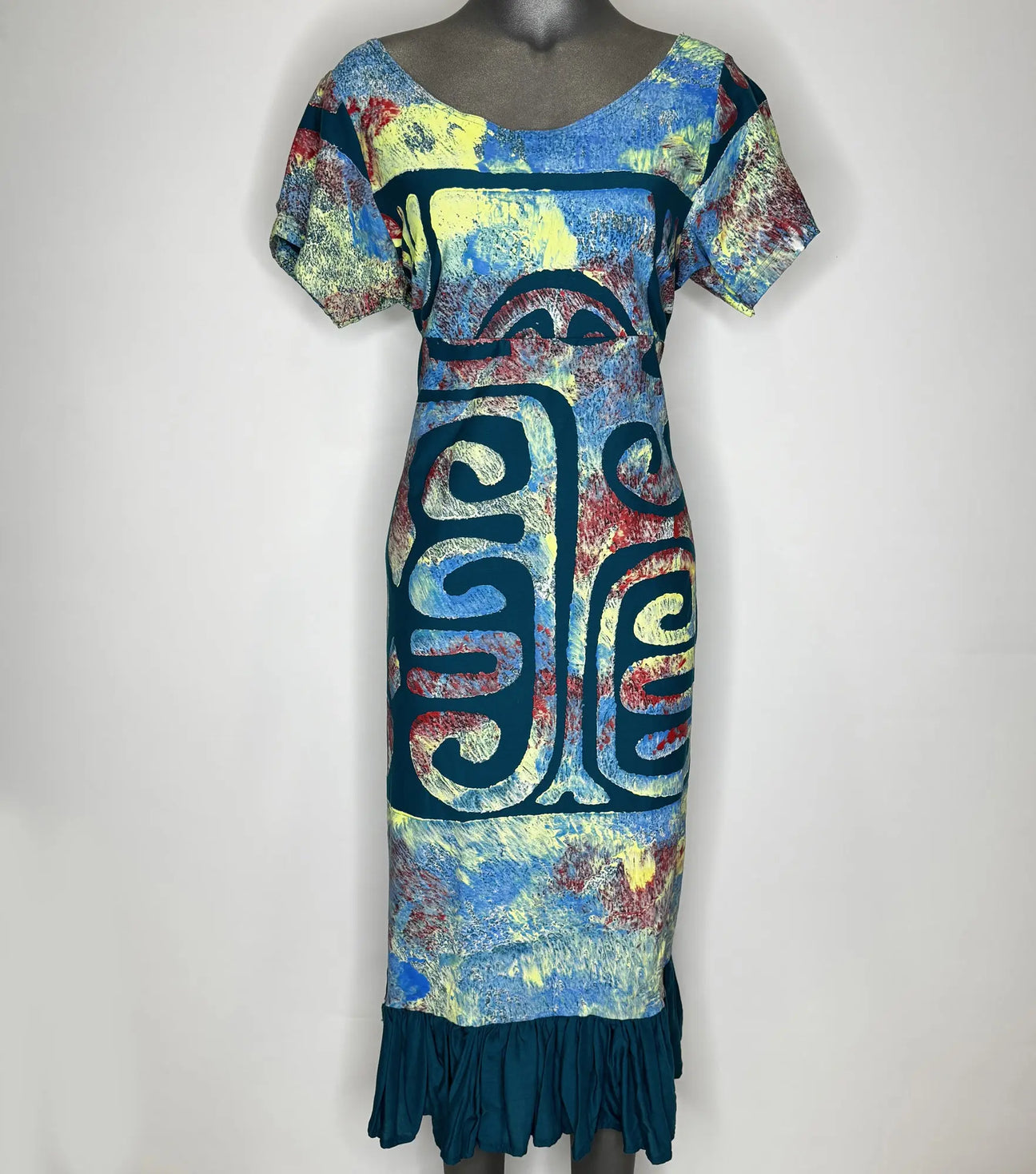 AMY DRESS Pacific Island Art