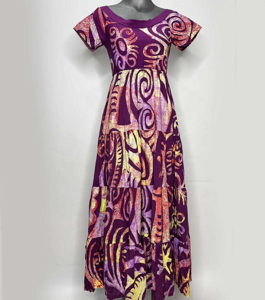 TEMAHINA DRESS Pacific Island Art