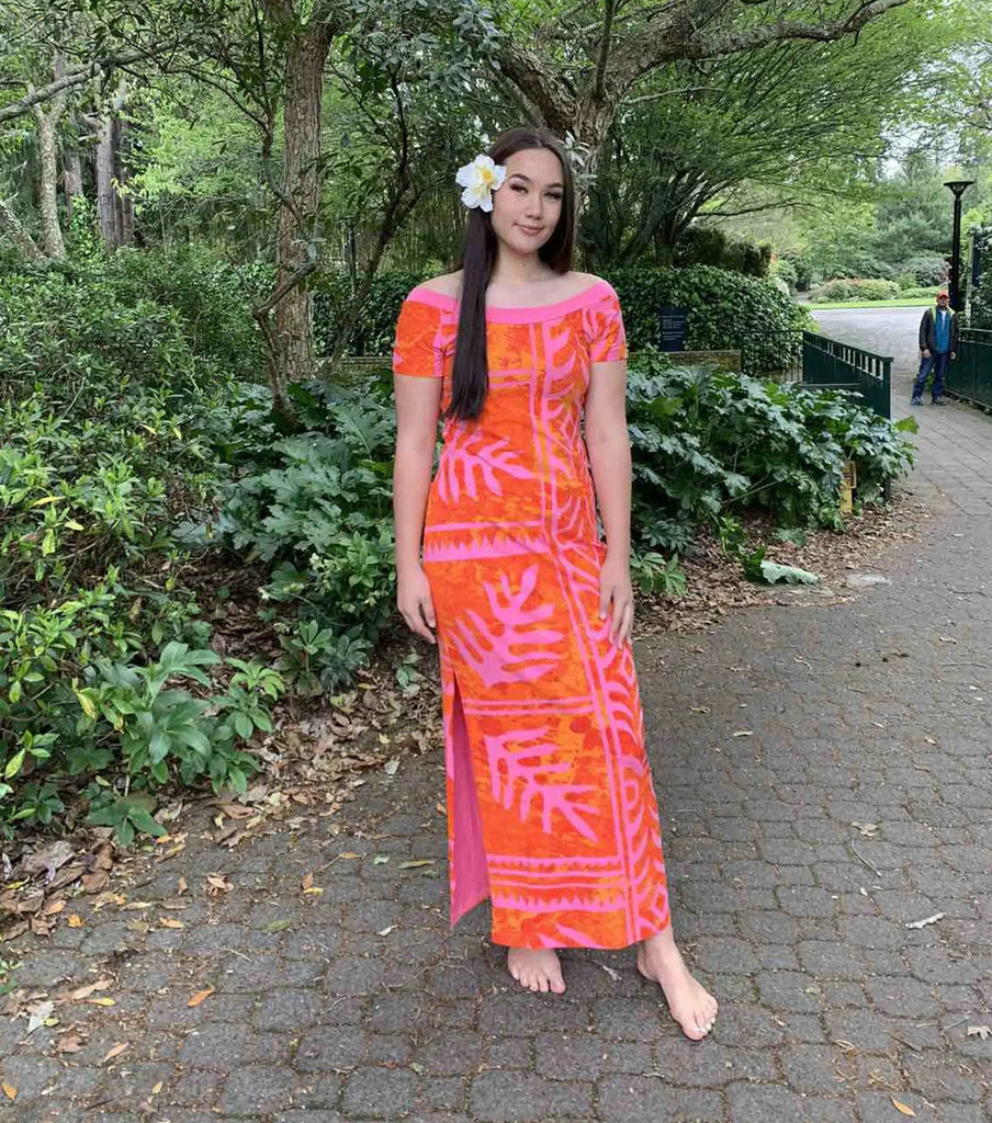 LEATAMAI DRESS Pacific Island Art