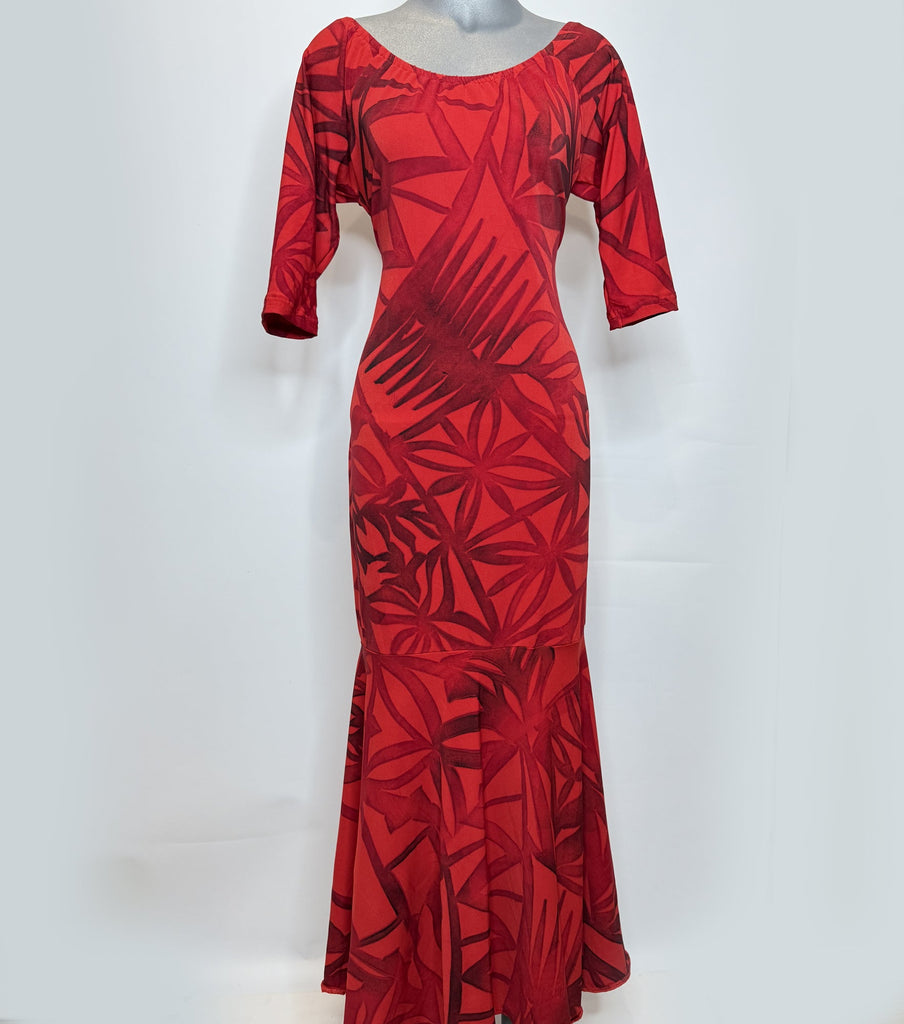 FARA RED DRESS Loriana's
