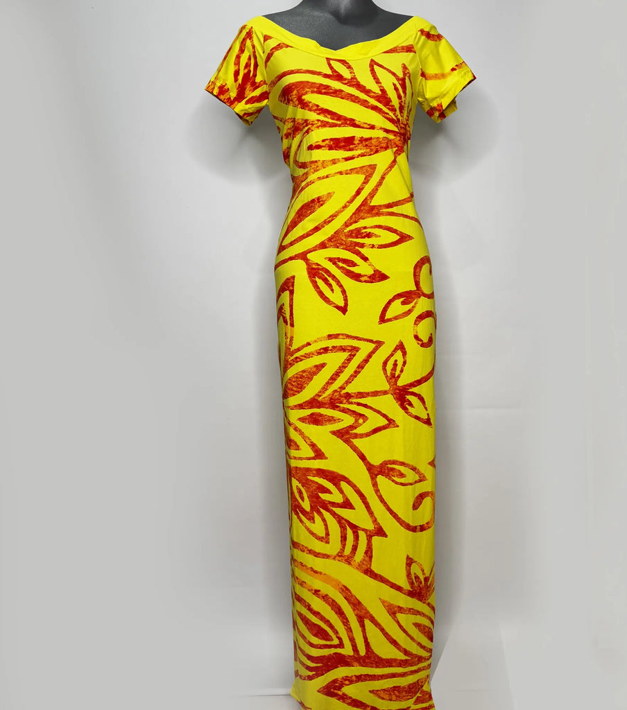 LEATAMAI DRESS Pacific Island Art