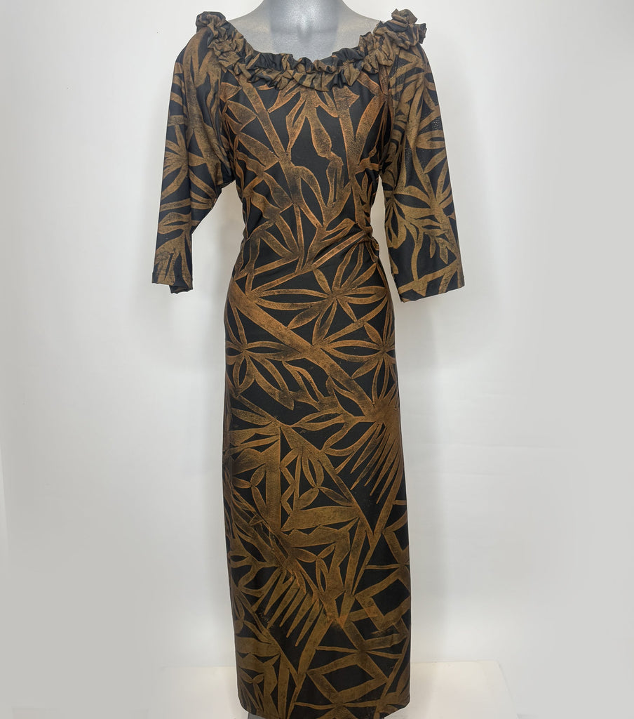 COCO LEAF MAXI DRESS (Copy) Loriana's