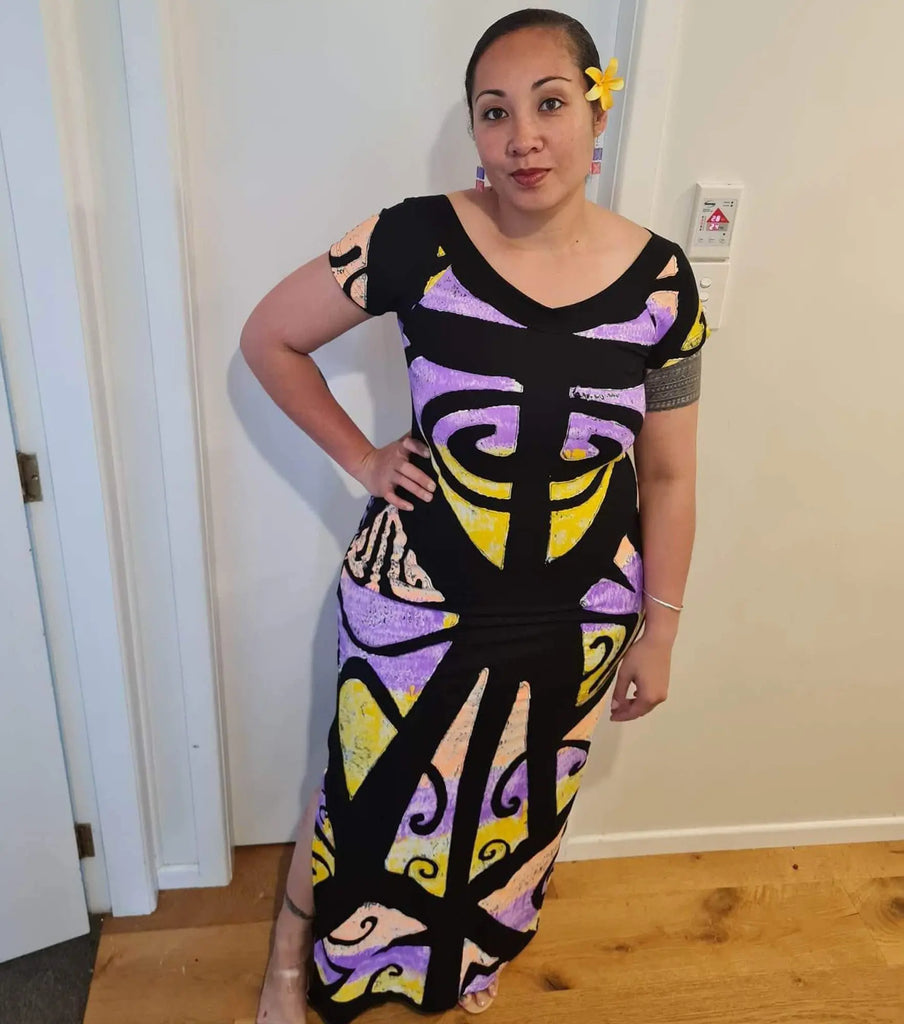TIA DRESS Pacific Island Art