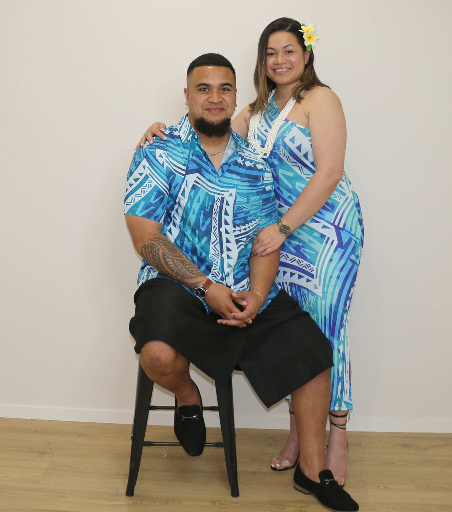 MASINA ONE-SLEEVE DRESS Loriana's