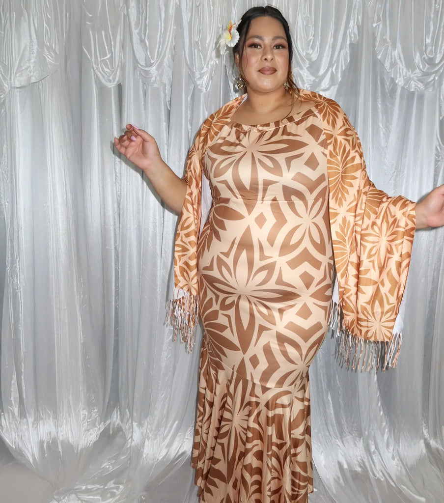 KOA TAPA DRESS Loriana's NZ