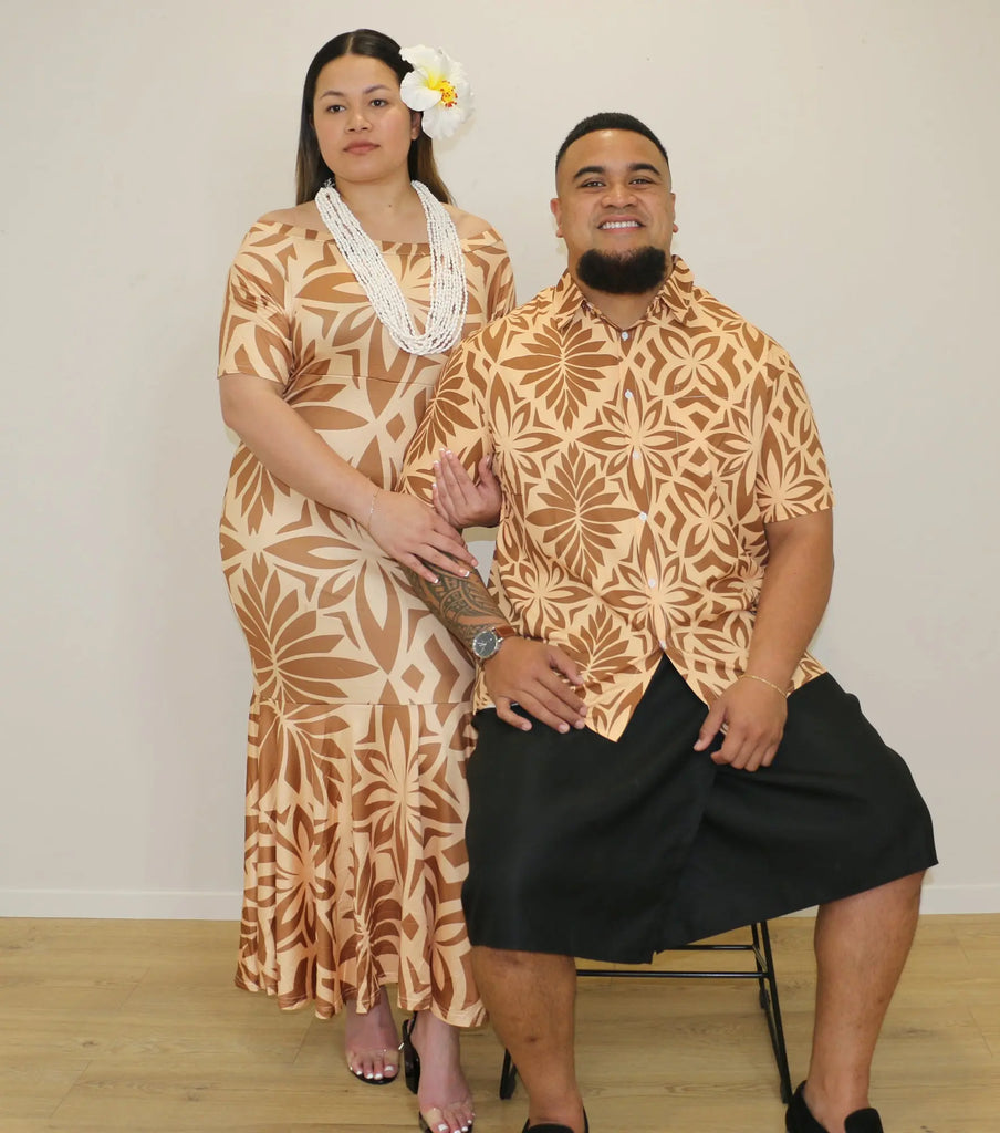 KOA TAPA DRESS Loriana's NZ