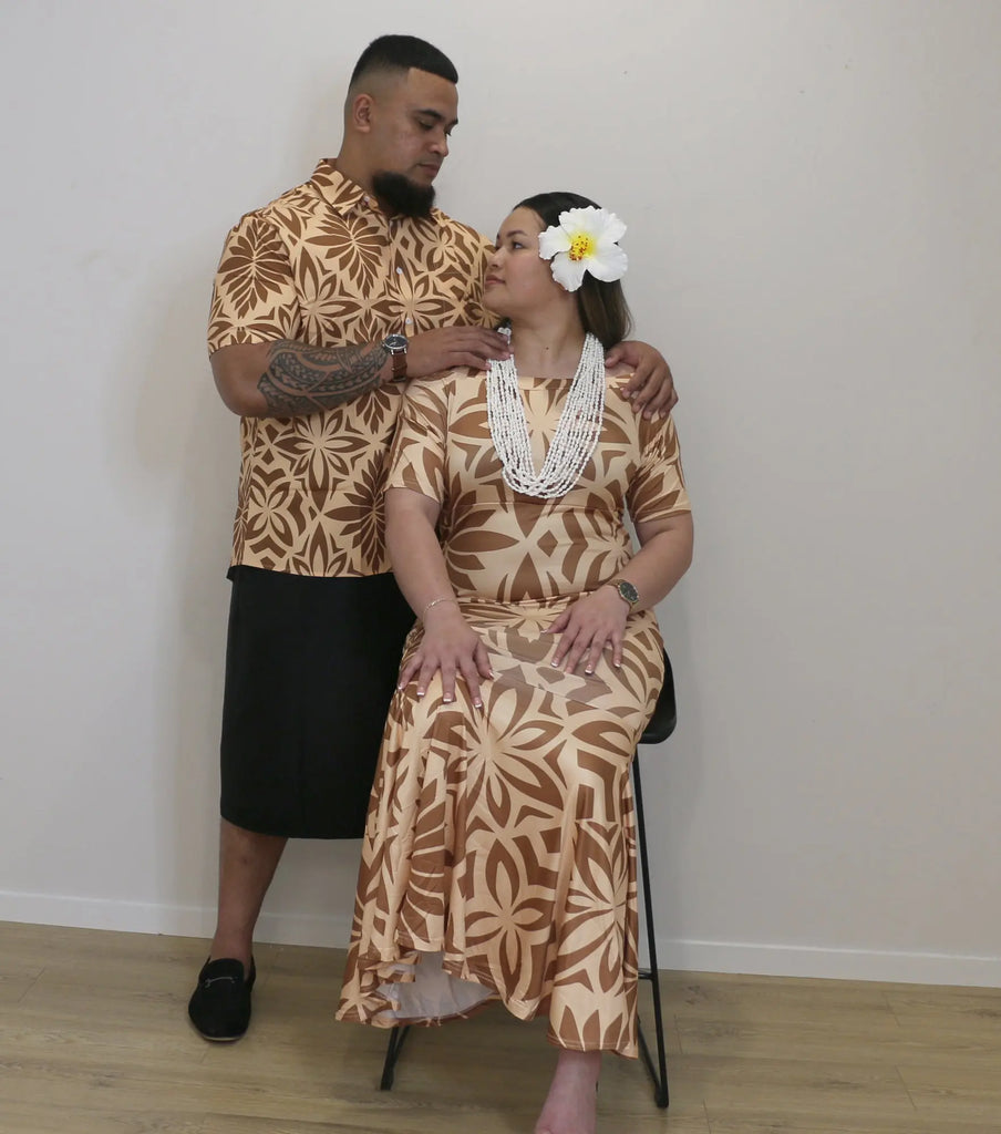 KOA TAPA DRESS Loriana's NZ