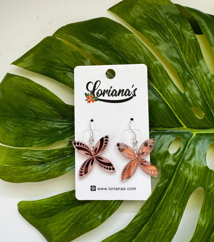 FRANGIPANI SWIRL EARRINGS Loriana's NZ