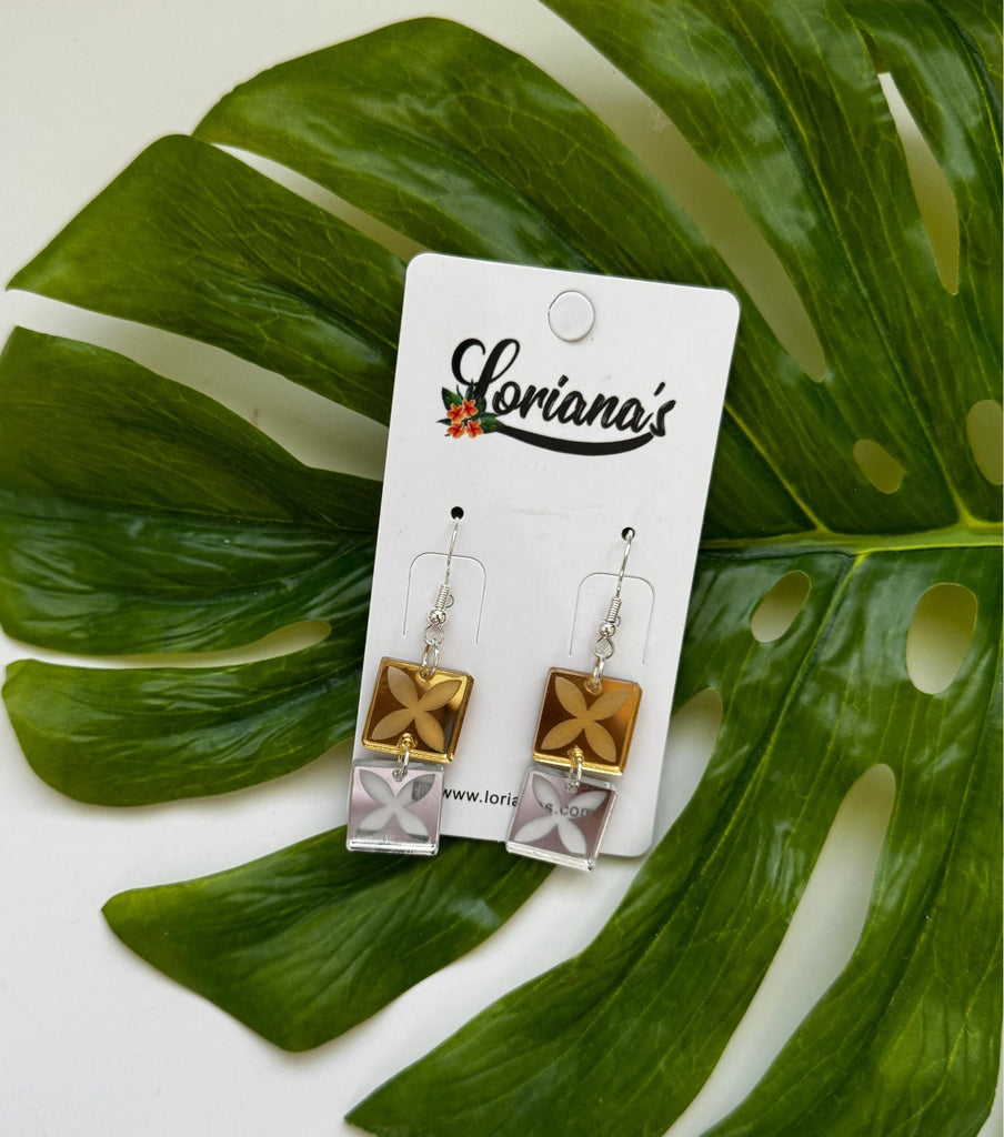 SHANA DOUBLE TIPANI EARRINGS Loriana's NZ