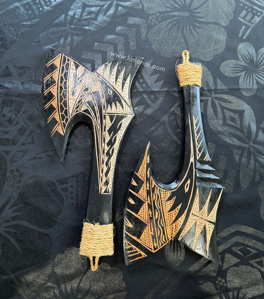 Pasefika Carved Hanging Weapons/ Samoan Meatau