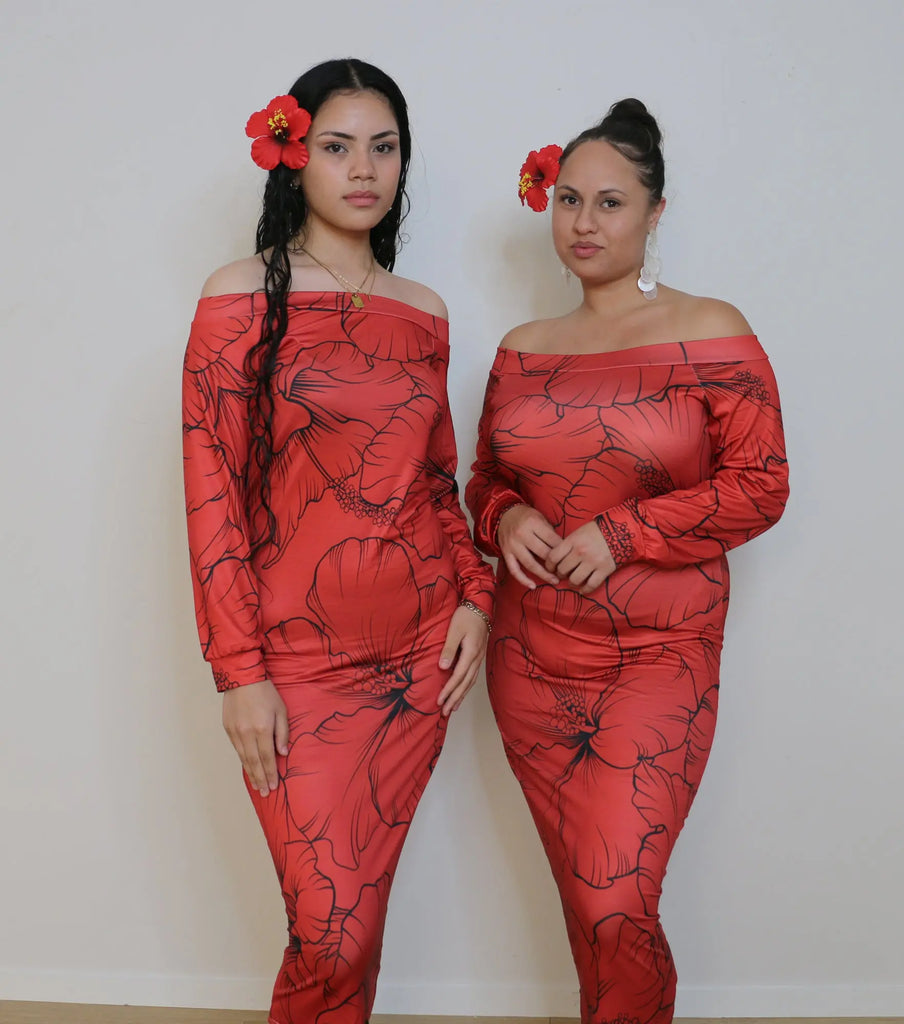 WHERO AUTE MIDI DRESS Loriana's NZ