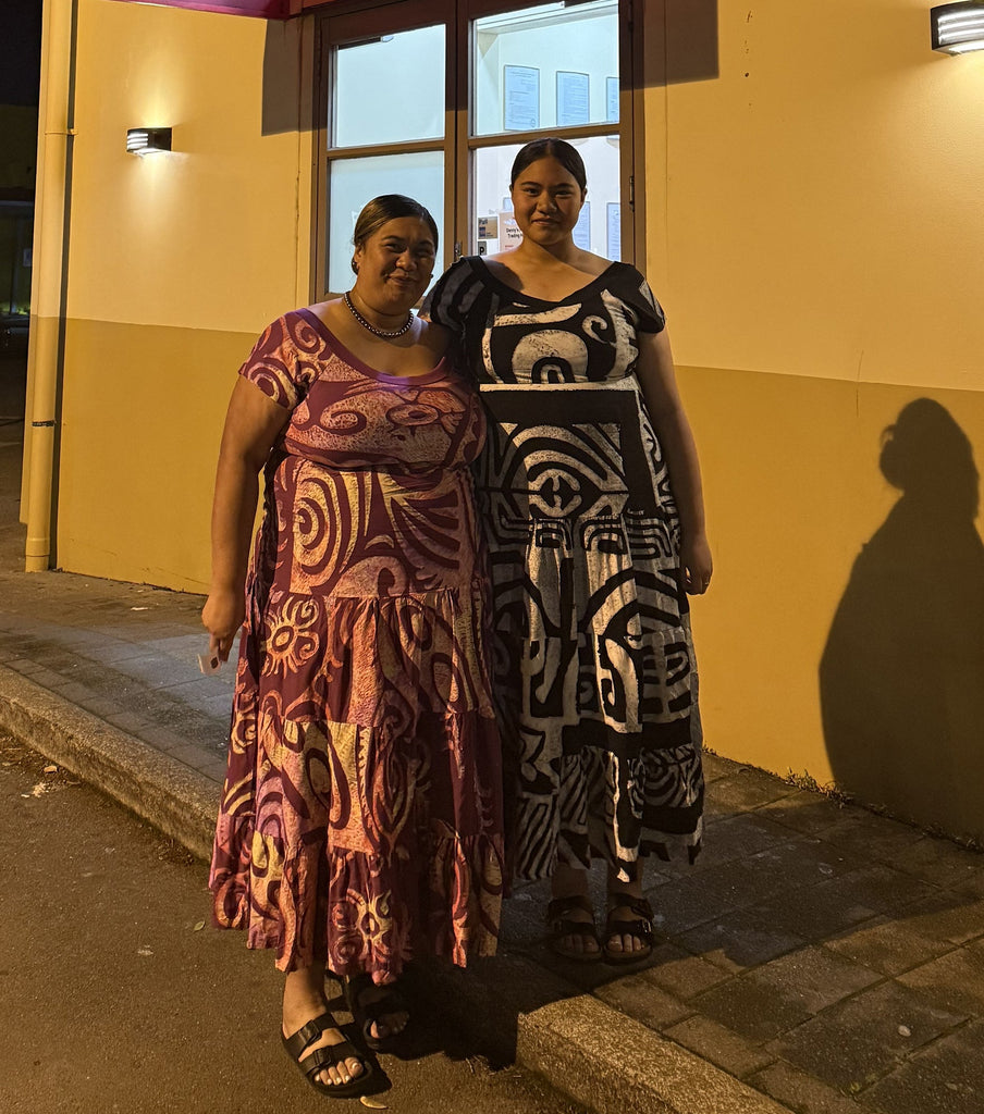 TEMAHINA DRESS Pacific Island Art