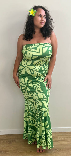 KU'UIPO STRAPLESS DRESS