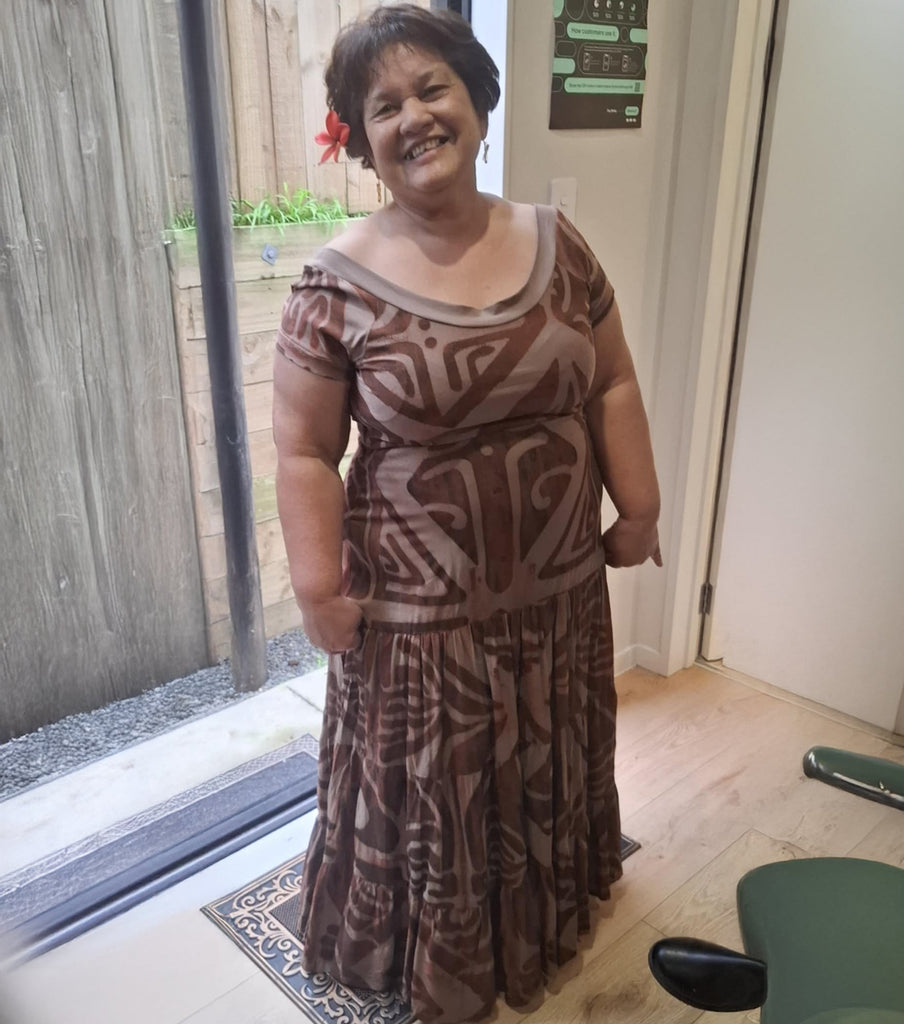 LITIA DRESS Pacific Island Art