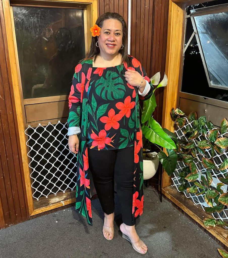 DINAH Tropical Kimono Loriana's NZ