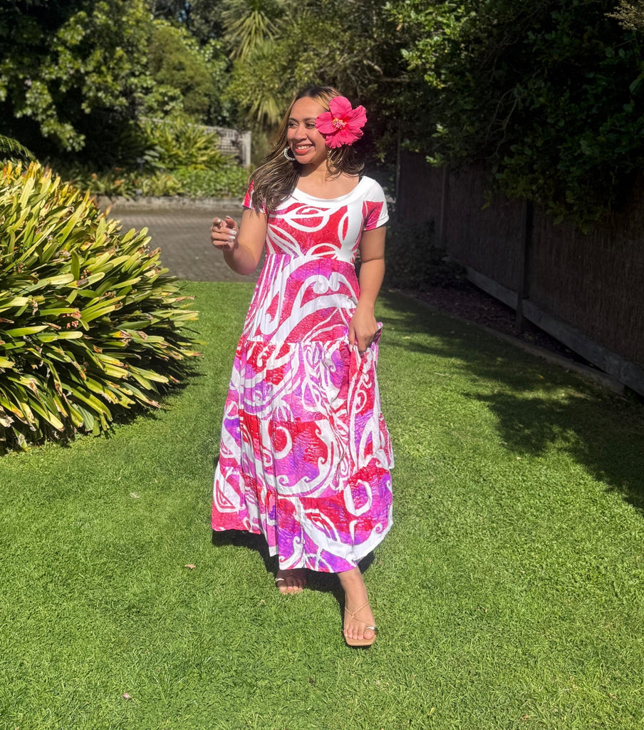 HINANO DRESS Pacific Island Art