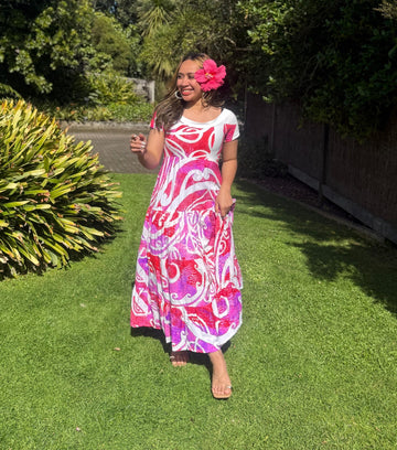 HINANO DRESS Pacific Island Art