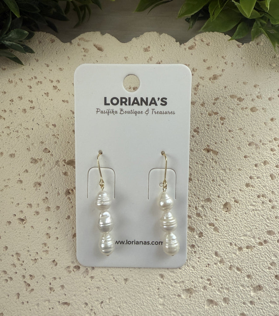 MAKERITA PEARL EARRINGS Loriana's