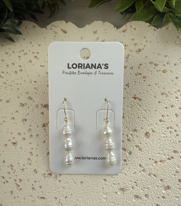 MAKERITA PEARL EARRINGS Loriana's