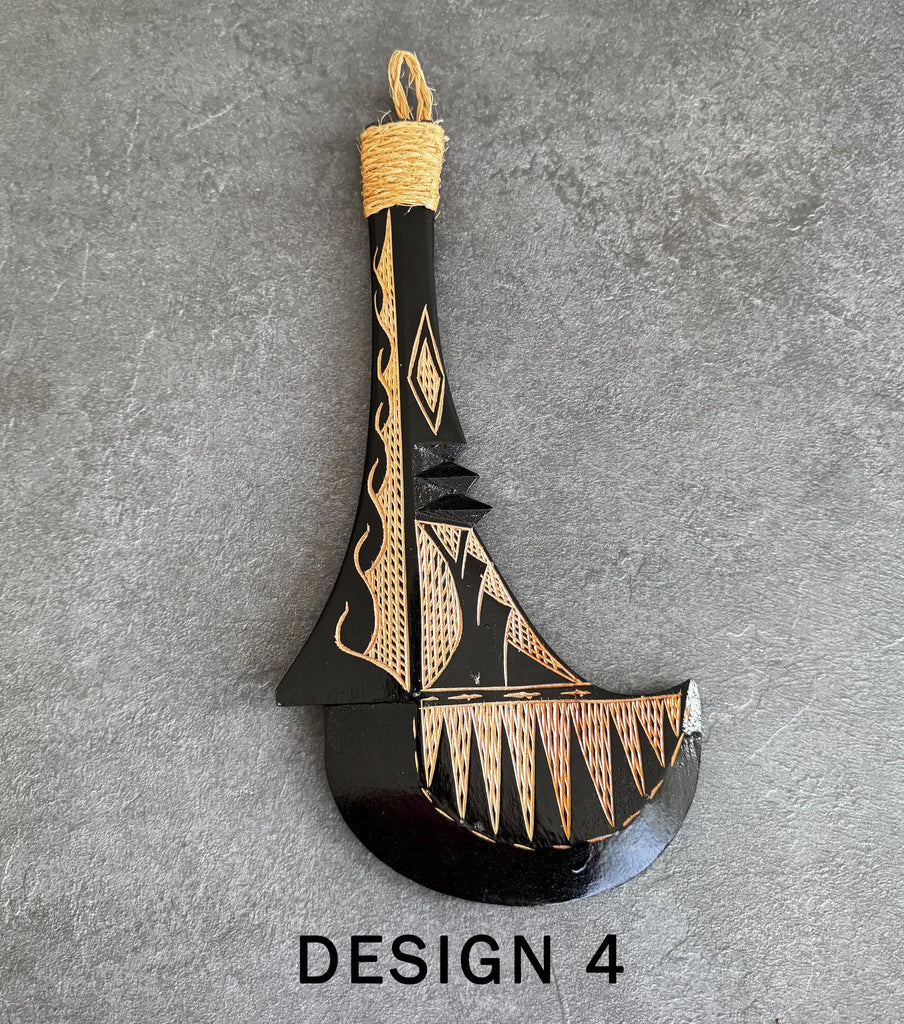 Pasefika Carved Hanging Weapons/ Samoan Meatau Loriana's