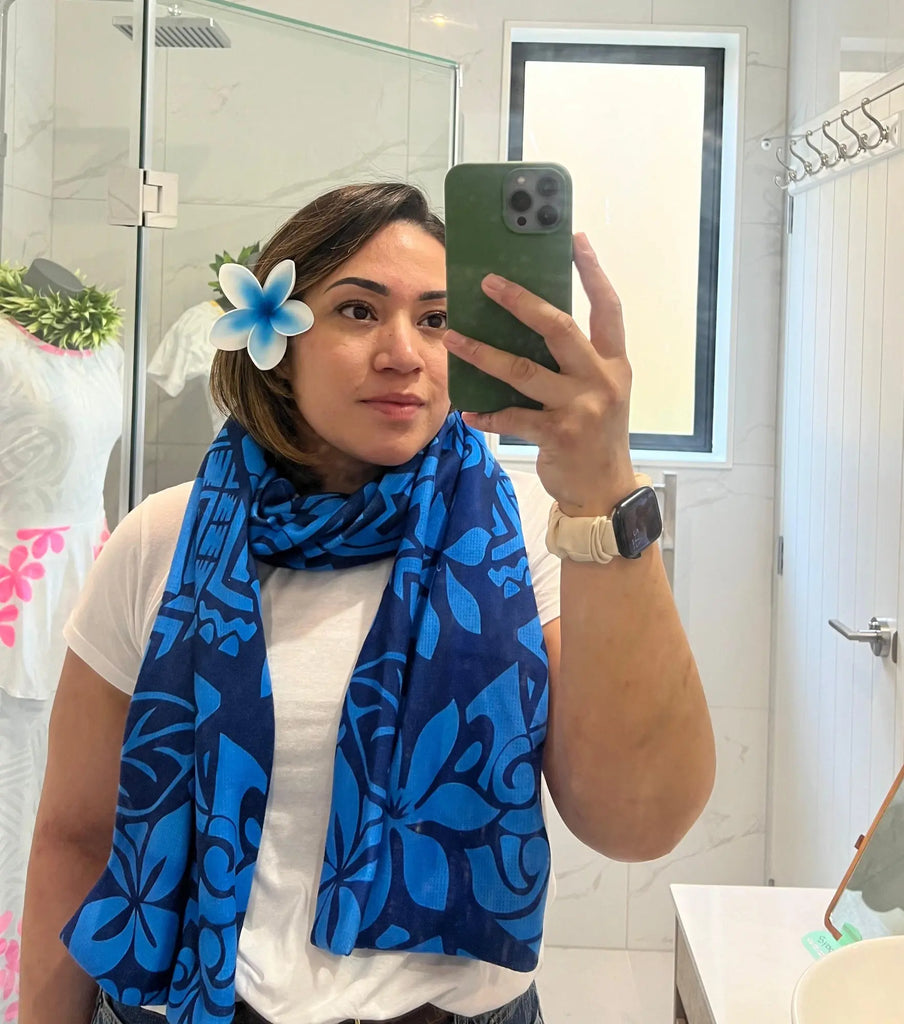 Island-Inspired Winter Scarves Loriana's, Pacific