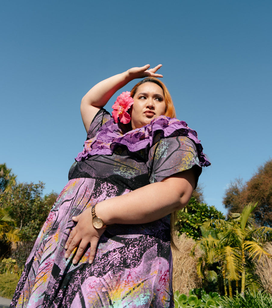 LAVENDER BLOOM DRESS Loriana's