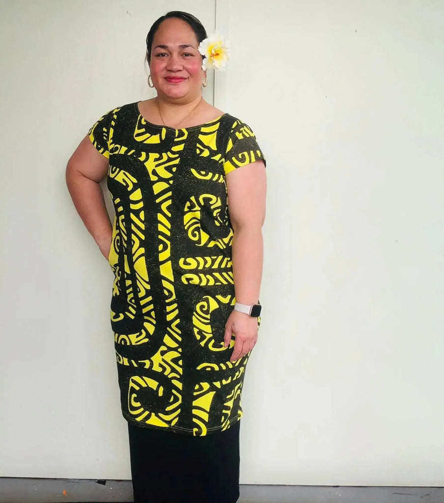 ALISI DRESS Pacific Island Art