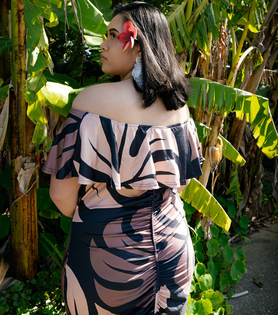 POTO BLACK  DRESS Loriana's NZ