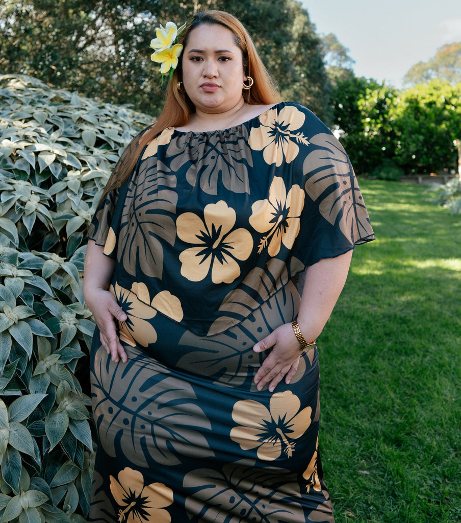 AUTE MONSTERA DRESS Loriana's NZ