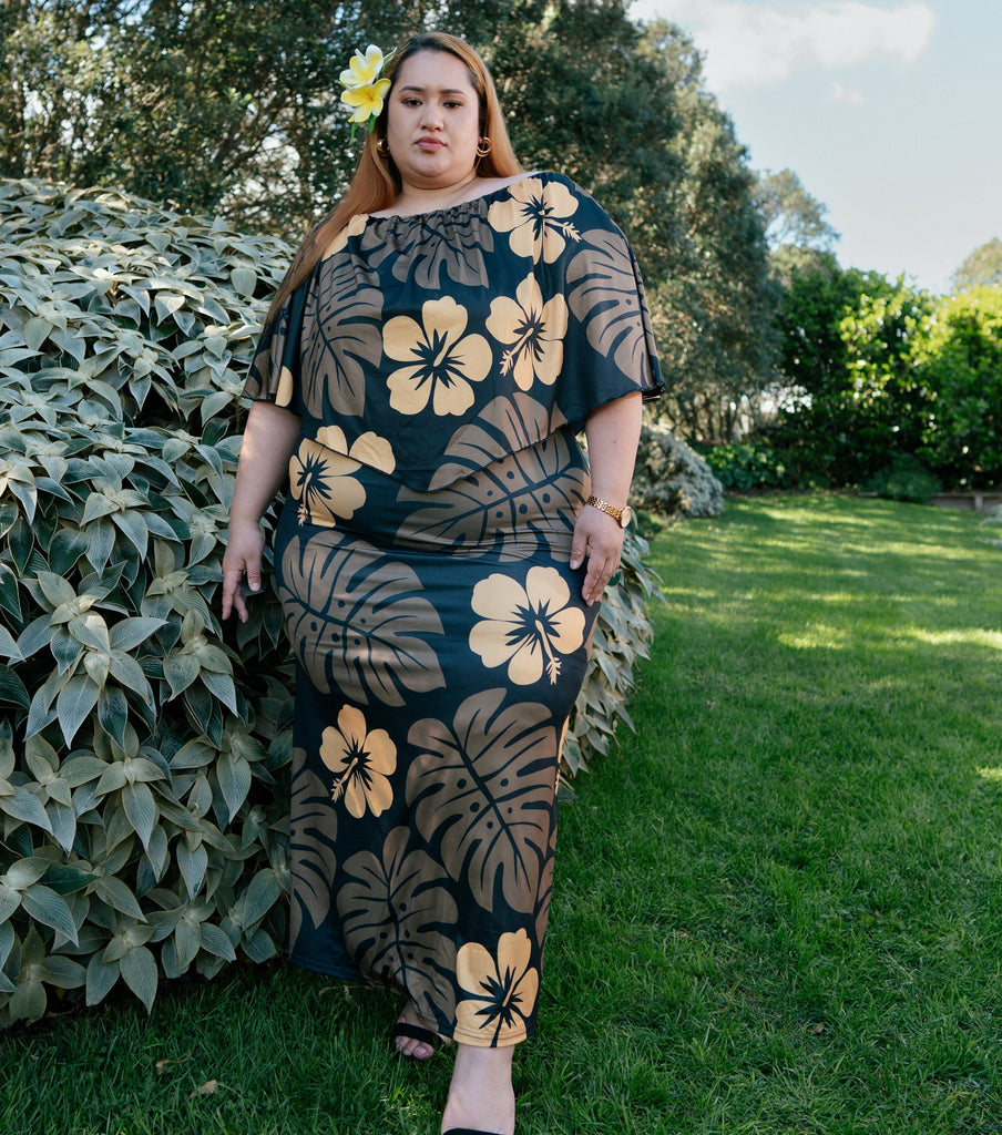 AUTE MONSTERA DRESS Loriana's NZ