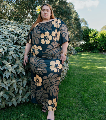 AUTE MONSTERA DRESS Loriana's NZ