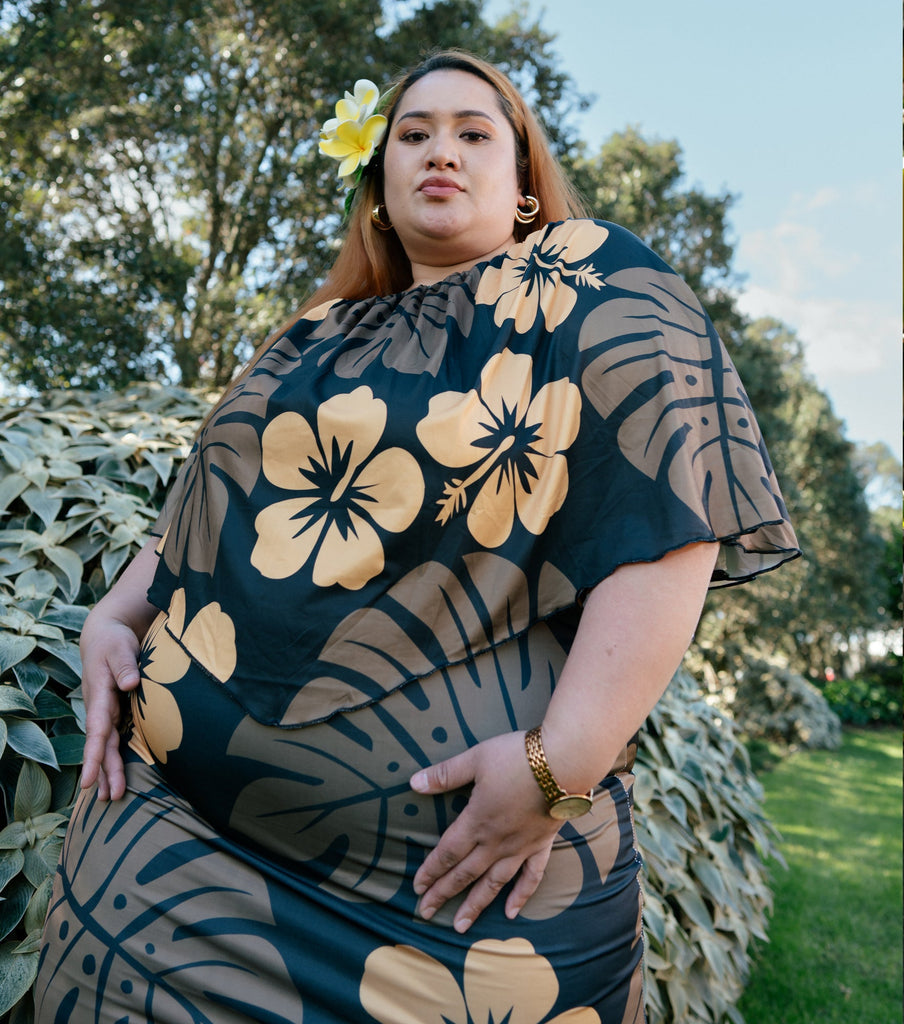 AUTE MONSTERA DRESS Loriana's NZ