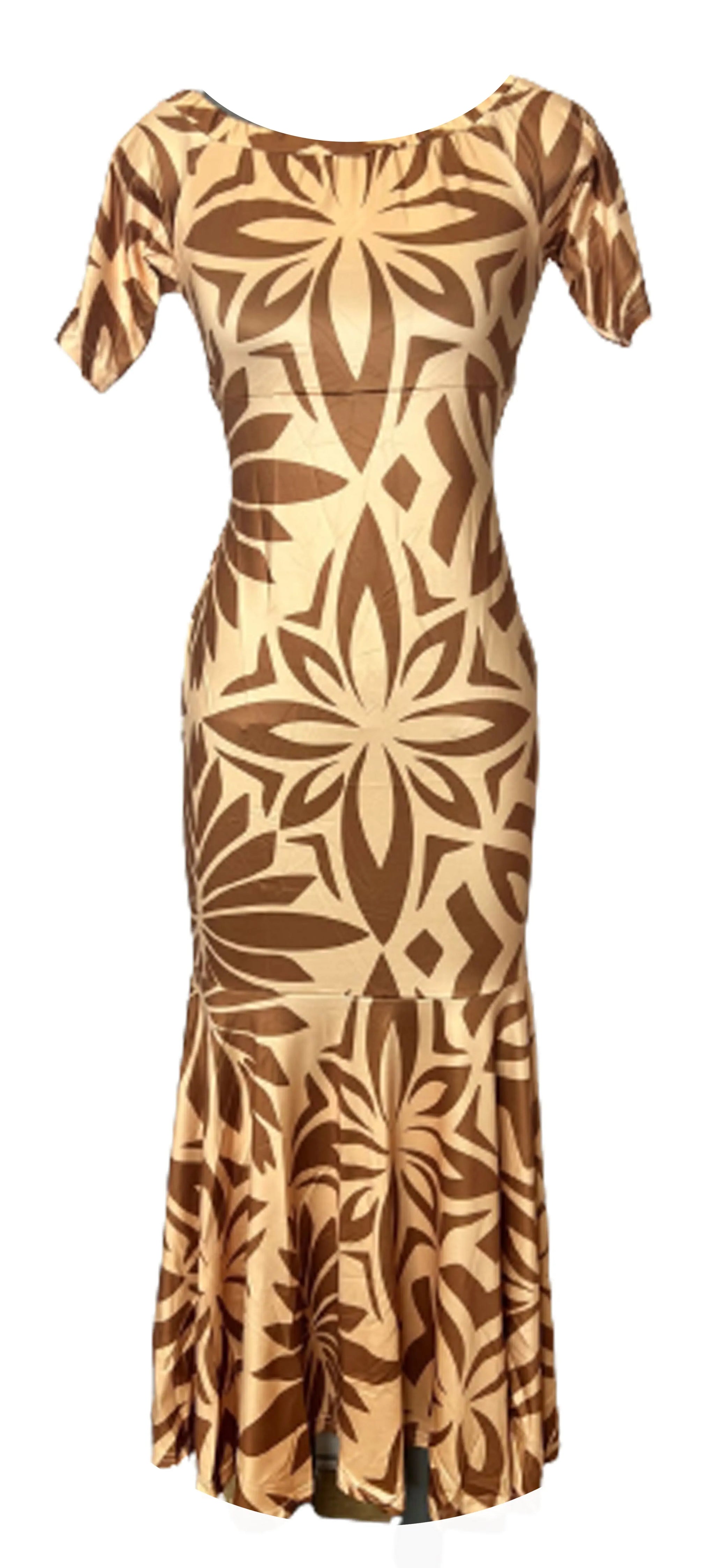 white christmas dresses KOA TAPA DRESS - Loriana's