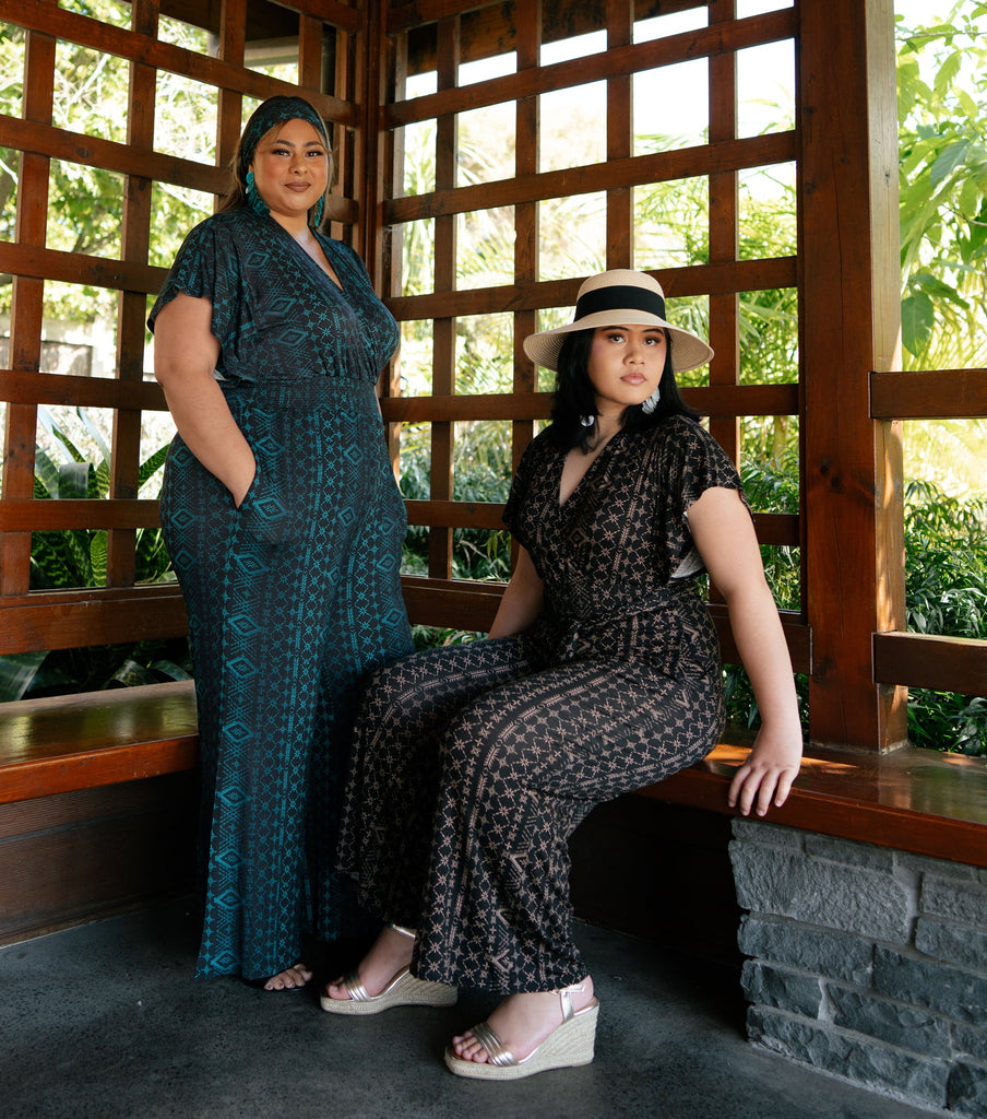 MALU JUMPSUIT *TEAL* Loriana's | Pasifika Boutique & Treasures