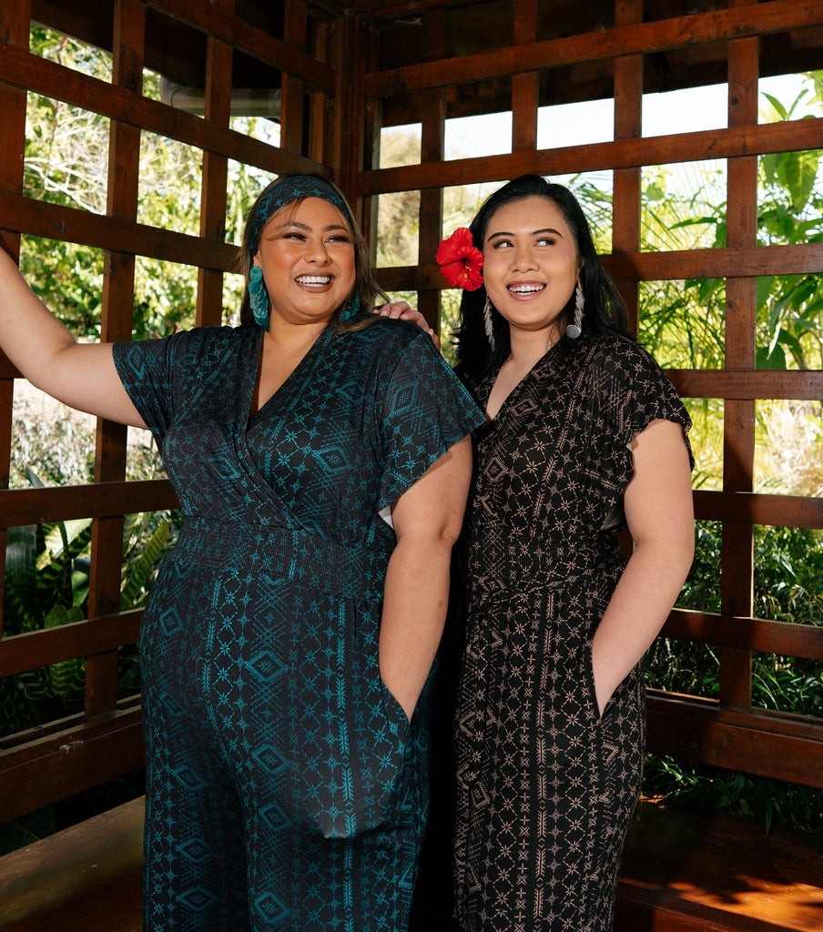 MALU JUMPSUIT *TEAL* Loriana's | Pasifika Boutique & Treasures