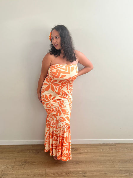 KU'UIPO STRAPLESS DRESS