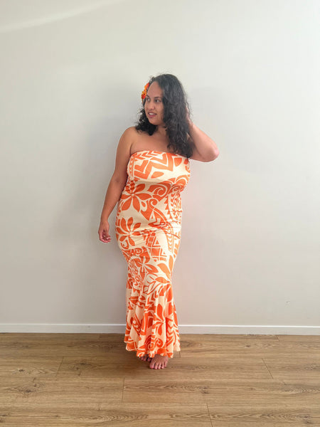 KU'UIPO STRAPLESS DRESS