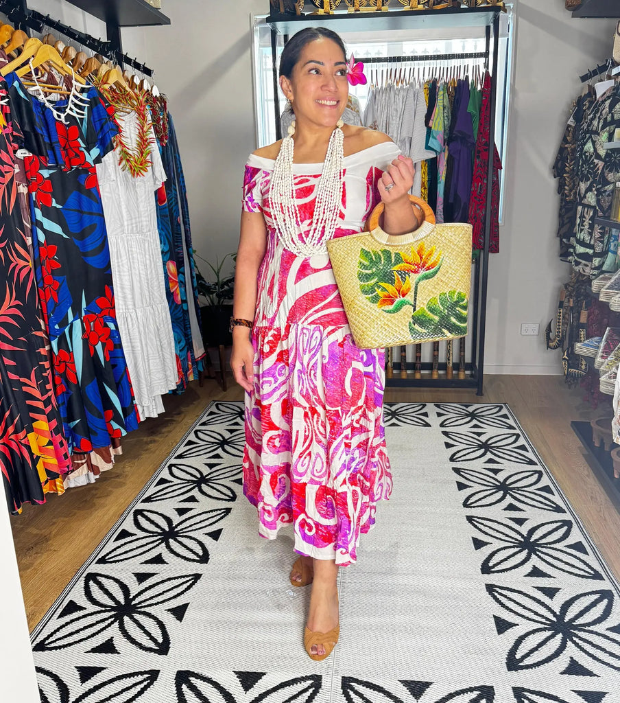 HINANO DRESS Pacific Island Art