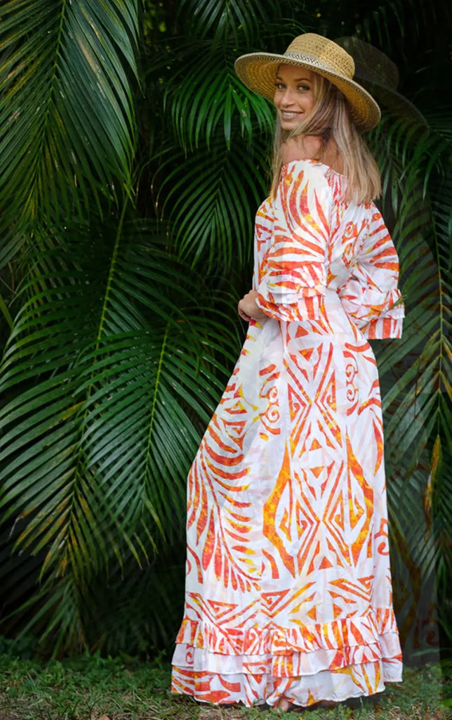 ATA RAYON DRESS (MU'UMU'U) Pacific Island Art