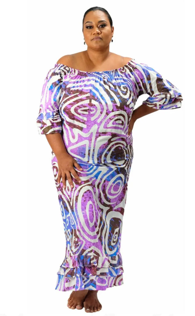 MIA RAYON DRESS (MU'UMU'U) Pacific Island Art